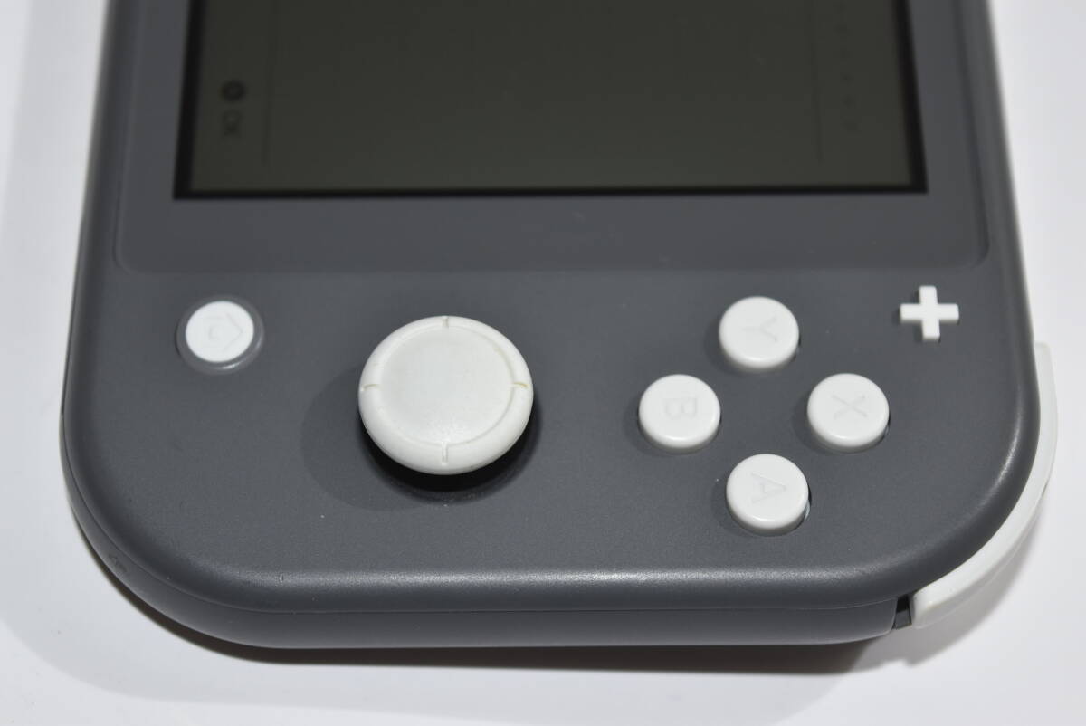25S 【中古品】 Nintendo Switch Lite グレー Ver.18.0.0 動作OK 初期化済 ニンテンドースイッチライト 任天堂 ゲーム機本体 ACアダプター_画像5