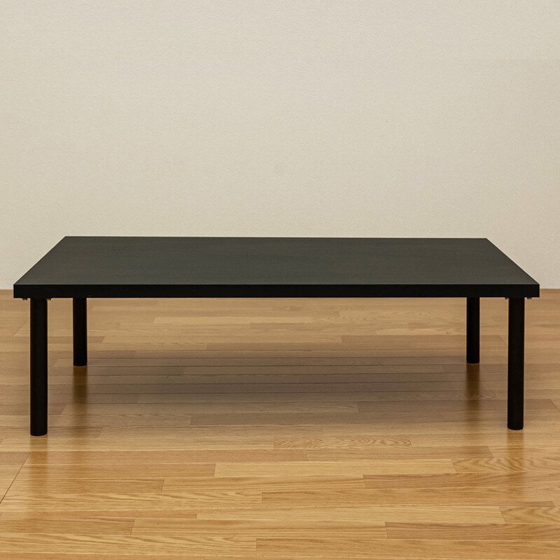  low table rectangle center table 120cm width simple table black living te- blue black color 
