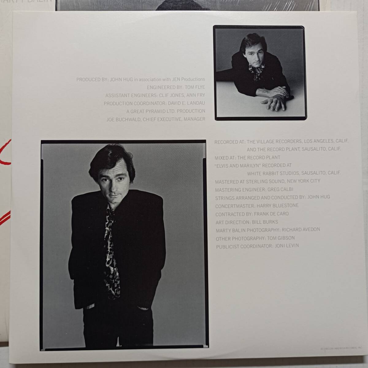 即決 MARTY BALIN Balin　US シュリンク付き　マーティ・バリン　AOR YA _画像3