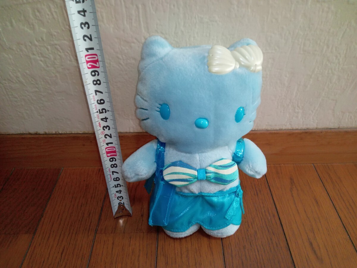  rare goods Hello Kitty McDonald's Mac Sanrio soft toy HELLO KITTY Kitty Chan sanrio Vintage Vintage retro blue 