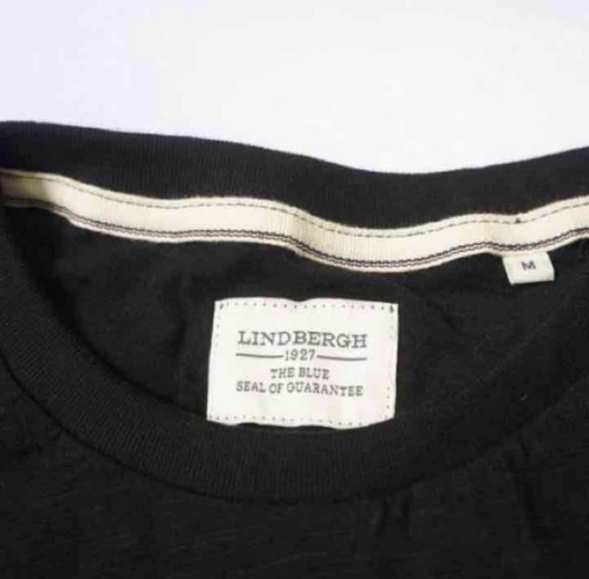 新品♪LIND BERGHリンドバーグ メンズロゴ半袖Tシャツ ブラックLサイズ