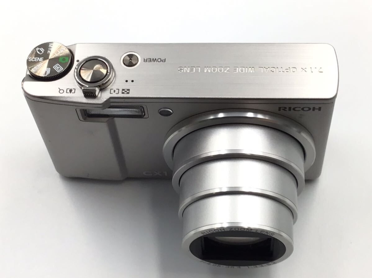 05688 【動作品】 RICOH リコー CX1 コンパクトデジタルカメラ バッテリー付属_画像5