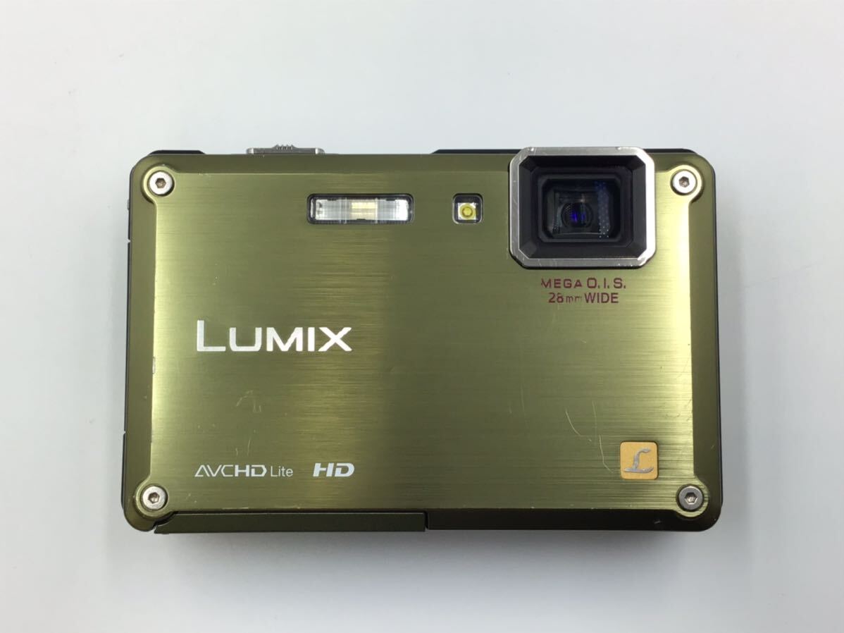 02407 【動作品】 Panasonic パナソニック LUMIX DMC-FT1 コンパクトデジタルカメラ 純正バッテリー付属 _画像1