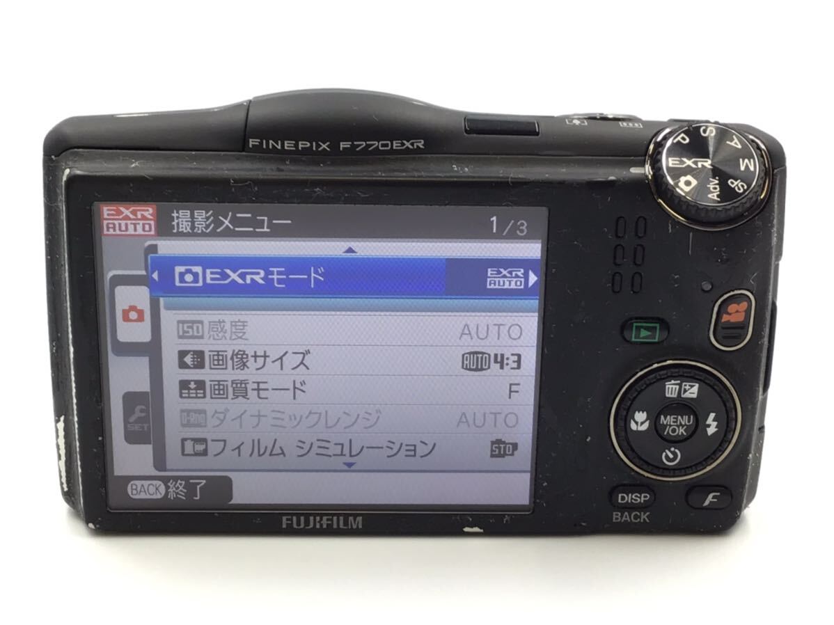 80207 【動作品】 FUJIFILM 富士フイルム FinePix F770EXR コンパクトデジタルカメラ 純正バッテリー付属 _画像6