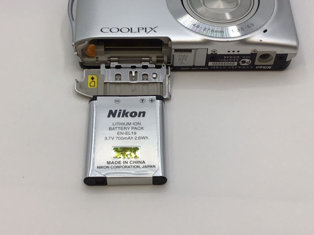 33220 【動作品】 Nikon ニコン COOLPIX S3300 コンパクトデジタルカメラ 純正バッテリー付属_画像10