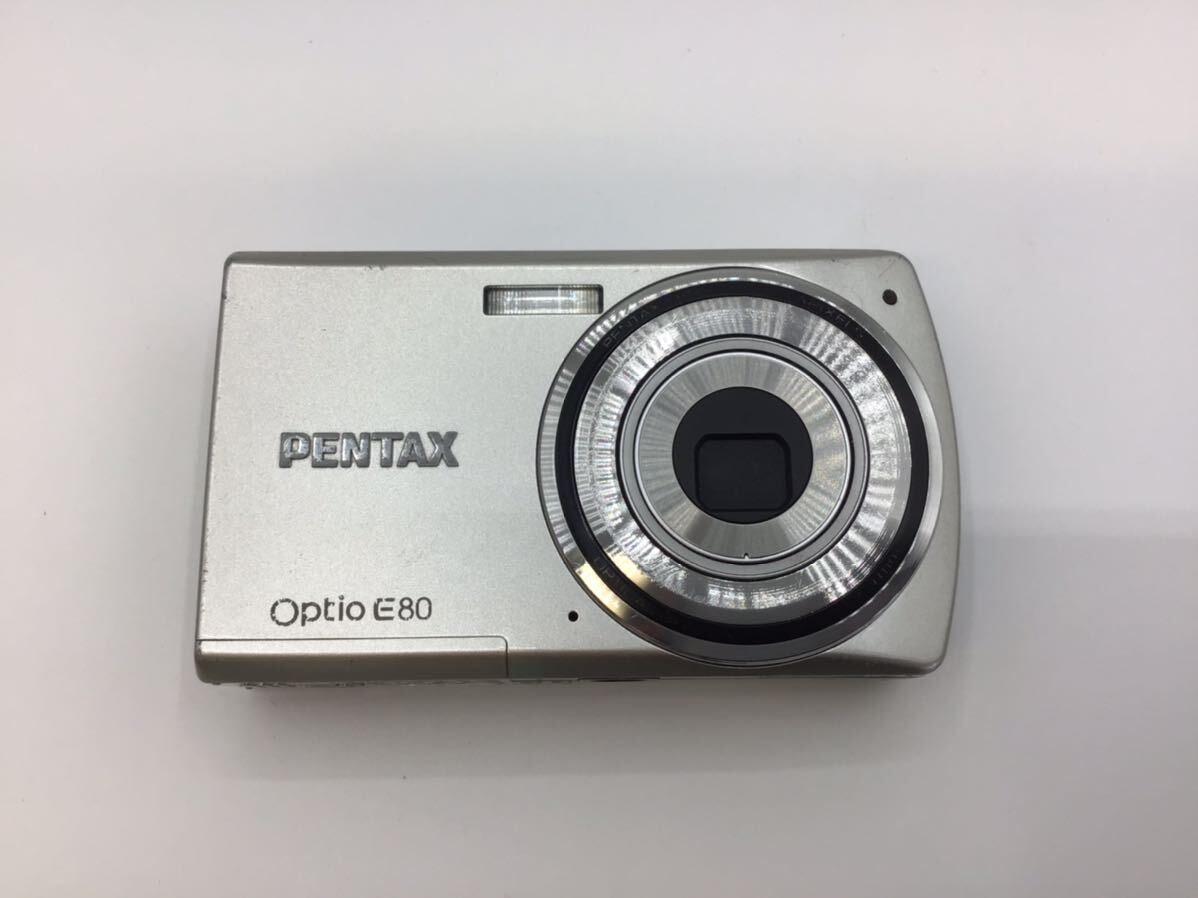 09714 【動作品】 PENTAX ペンタックス Optio E80 コンパクトデジタルカメラ 電池式の画像1