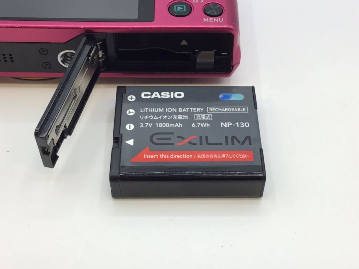 67009 【動作品】 CASIO カシオ EXILIM EX-ZR200 コンパクトデジタルカメラ 純正バッテリー付属の画像9