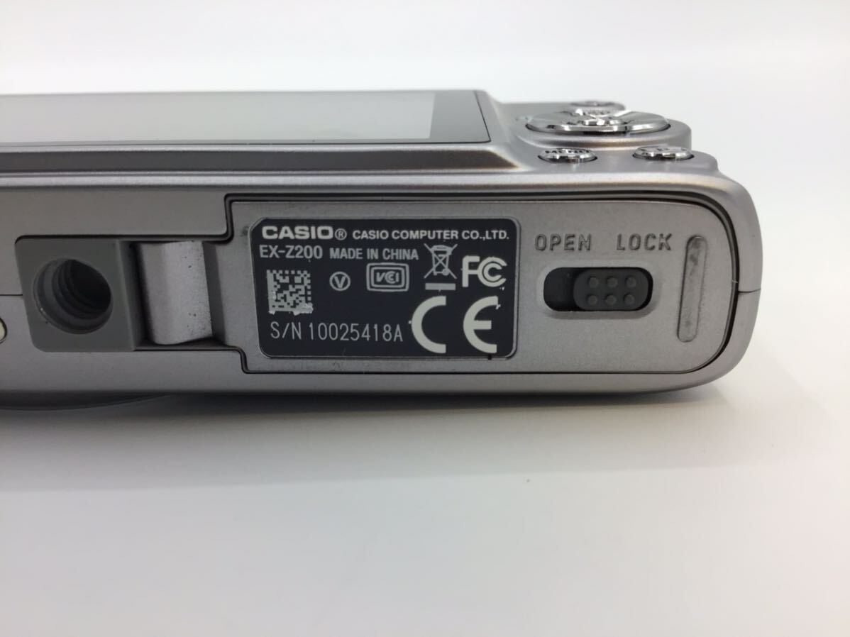 25418 【動作品】 CASIO カシオ EXILIM EX-Z200 コンパクトデジタルカメラ 純正バッテリー付属の画像9