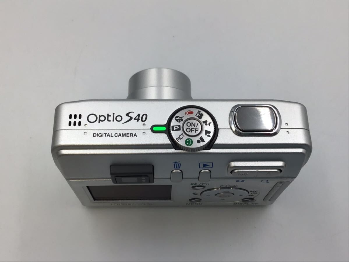 67305 【動作品】 PENTAX ペンタックス Optio S40 コンパクトデジタルカメラ 電池式 防水ケース O-WP3 付属の画像4