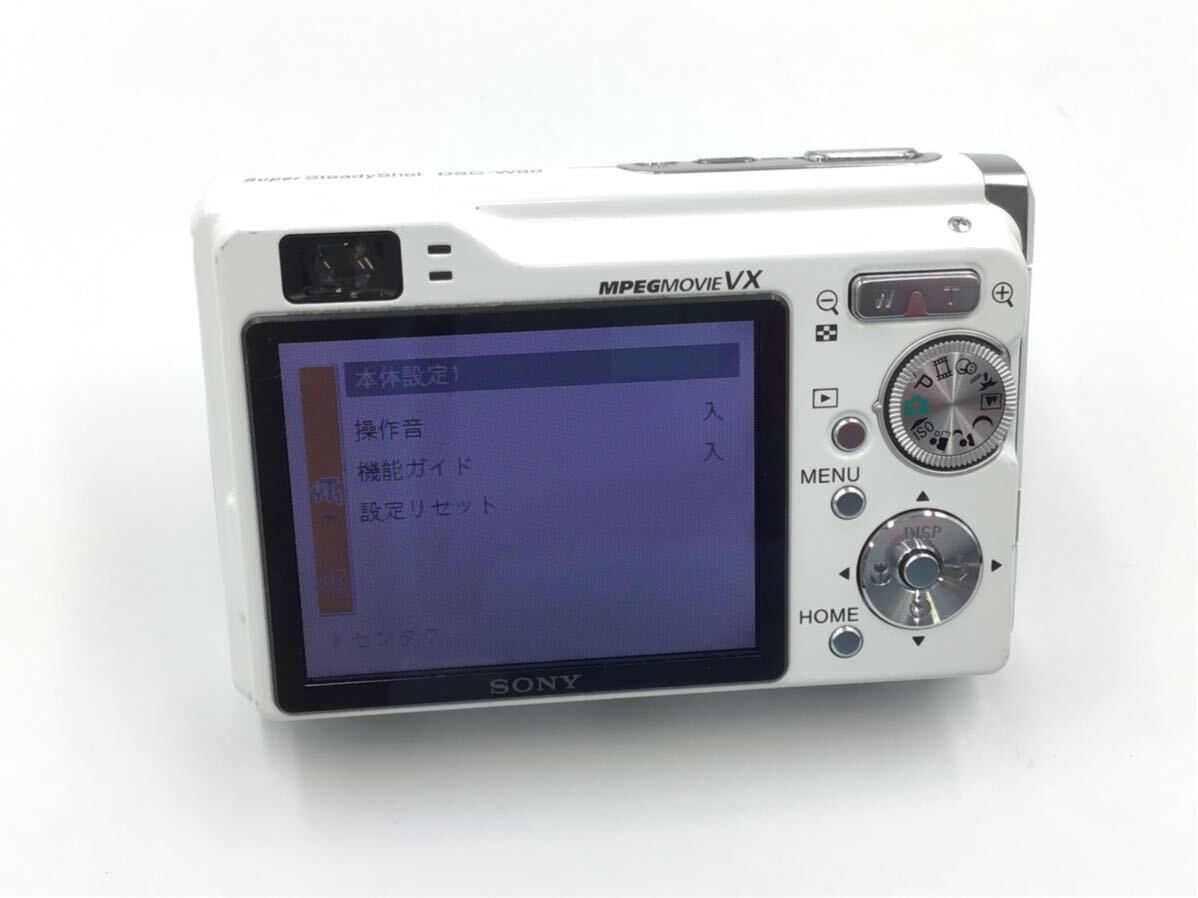 35999 【動作品】 SONY ソニー Cyber-shot DSC-W80 コンパクトデジタルカメラ _画像6