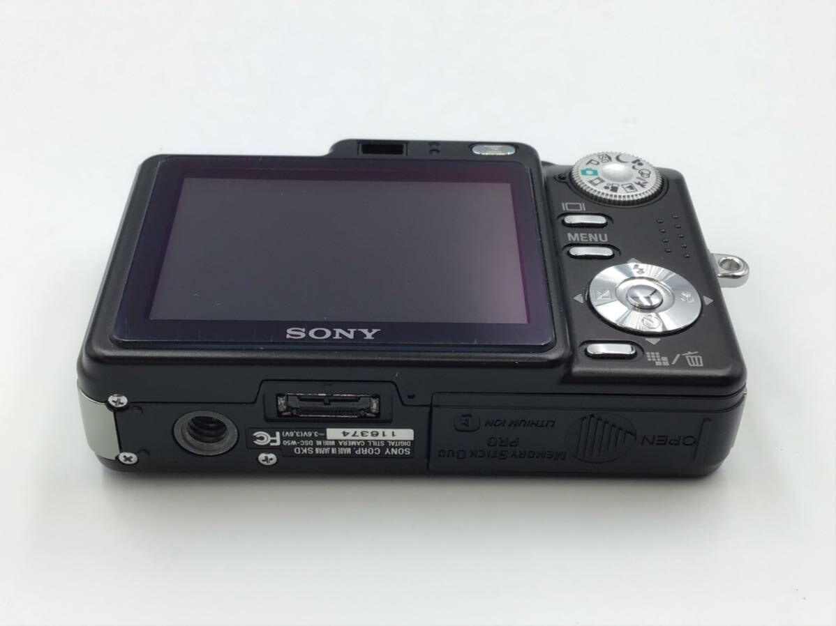 16374 【動作品】 SONY ソニー Cyber-shot DSC-W50 コンパクトデジタルカメラ _画像8