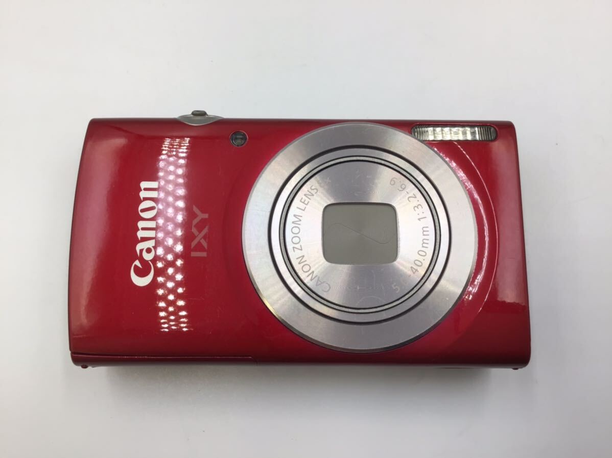 10002 【動作品】 Canon キャノン IXY 180 コンパクトデジタルカメラ レッド_画像1