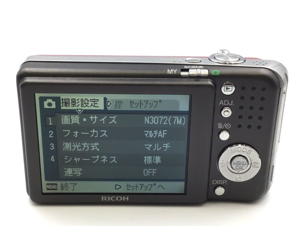 14276 [ operation goods ] RICOH Ricoh Caplio R6 compact digital camera battery attached 