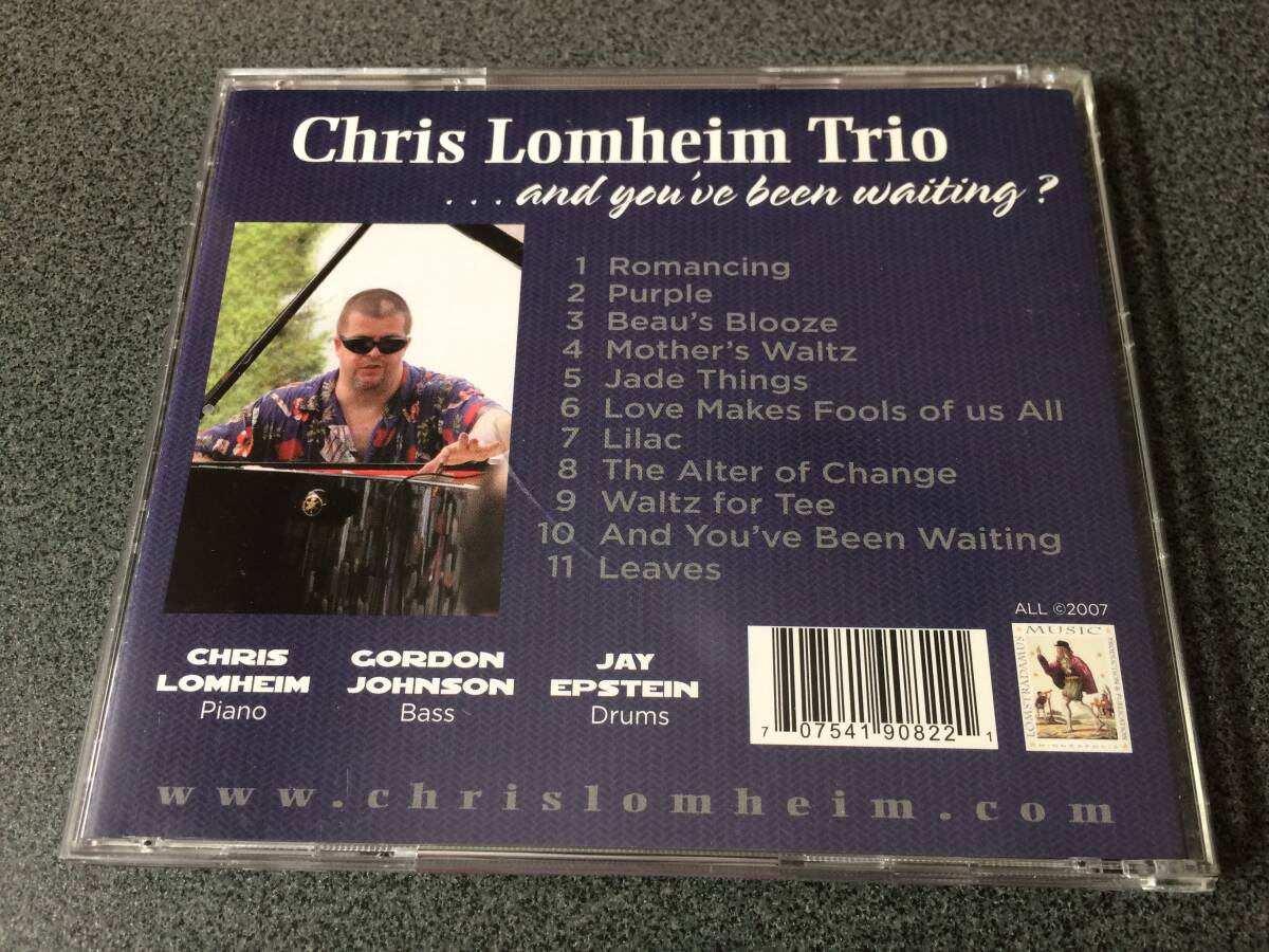 ★☆【CD】…And You’ve Been Waiting? / クリス・ロムハイム Chris Lomheim Trio☆★_画像2