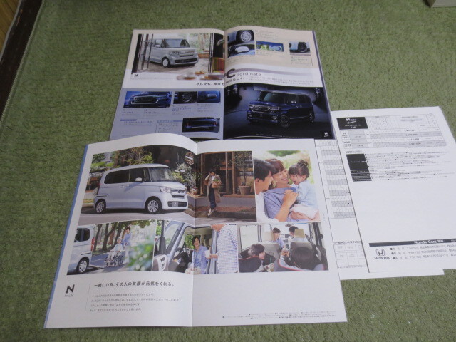 JF3 JF4 ホンダ Nボックス/Nボックスカスタム 本カタログ 2021.7 HONDA N-BOX/CUSTOM brochure July 2021 year 純正アクセサリーカタログ付の画像3