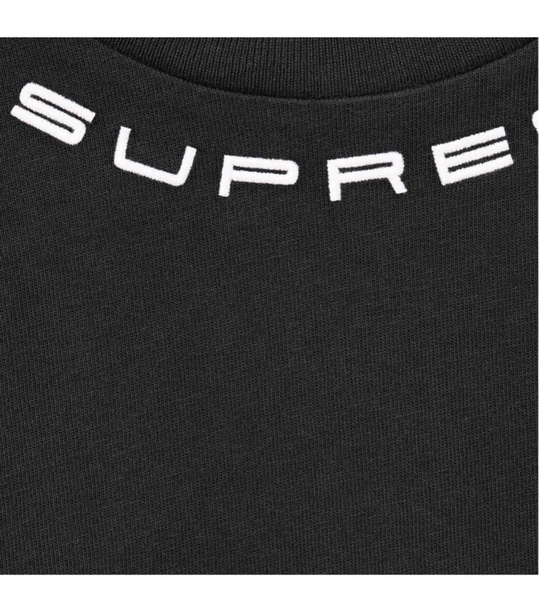 Supreme Collar Logo L/S Top Black