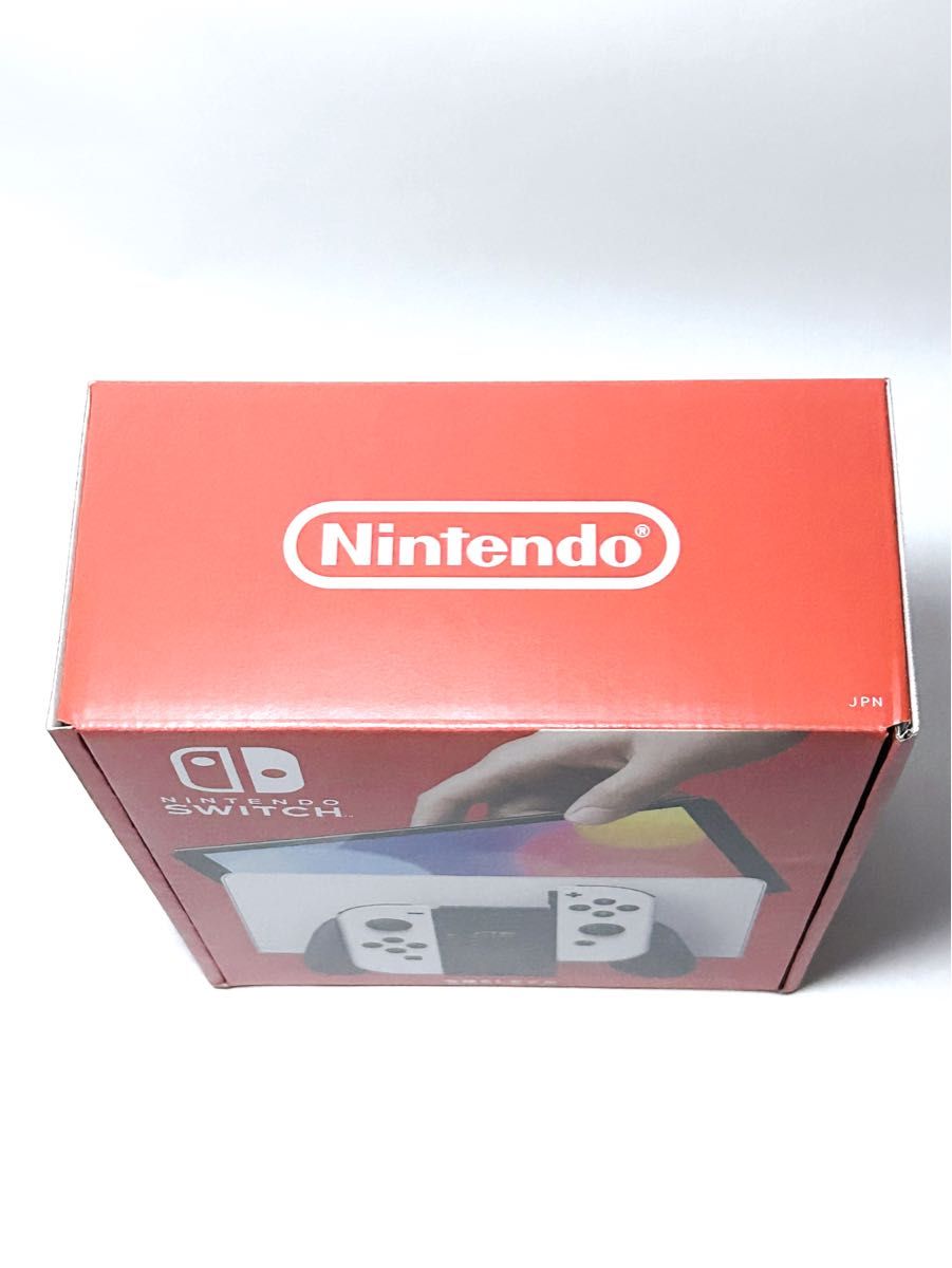 【新品】Nintendo Switch 有機ELモデル ホワイト 新品未開封　店舗印なし