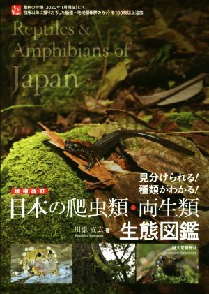 日本の爬虫類・両生類生態図鑑　増補改訂 見分けられる！種類がわかる！／川添宣広(著者)_画像1