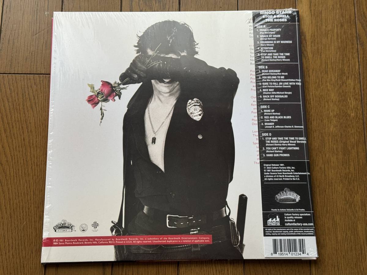 リンゴ・スター『Stop & Smell The Roses＜Colored Vinyl＞』美品の画像2