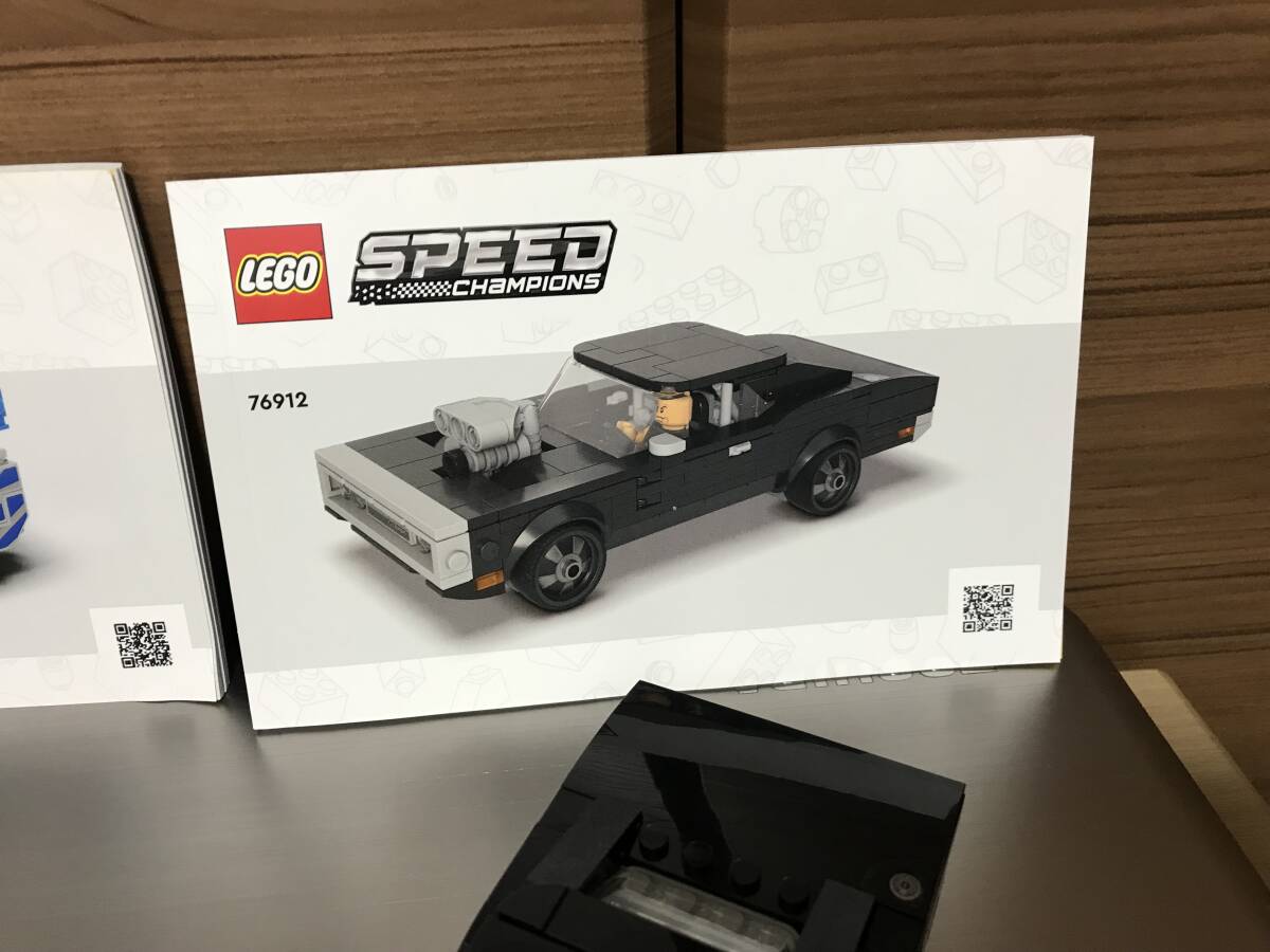 中古 レゴ LEGO スピードチャンピオン ワイルドスピード スカイライン GT-R (R34) 76917 1970 ダッジ チャージャー R/T 76912 2台セットの画像9
