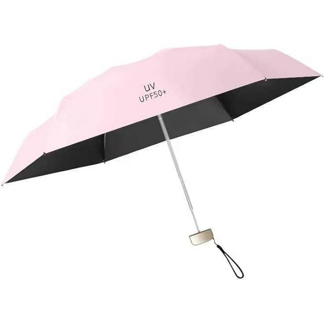 折り畳み傘 ブラック 晴雨兼用 収納袋付 日傘 折りたたみ傘 コンパクト 軽量 UVカット雨 ギフト ミニ_画像5