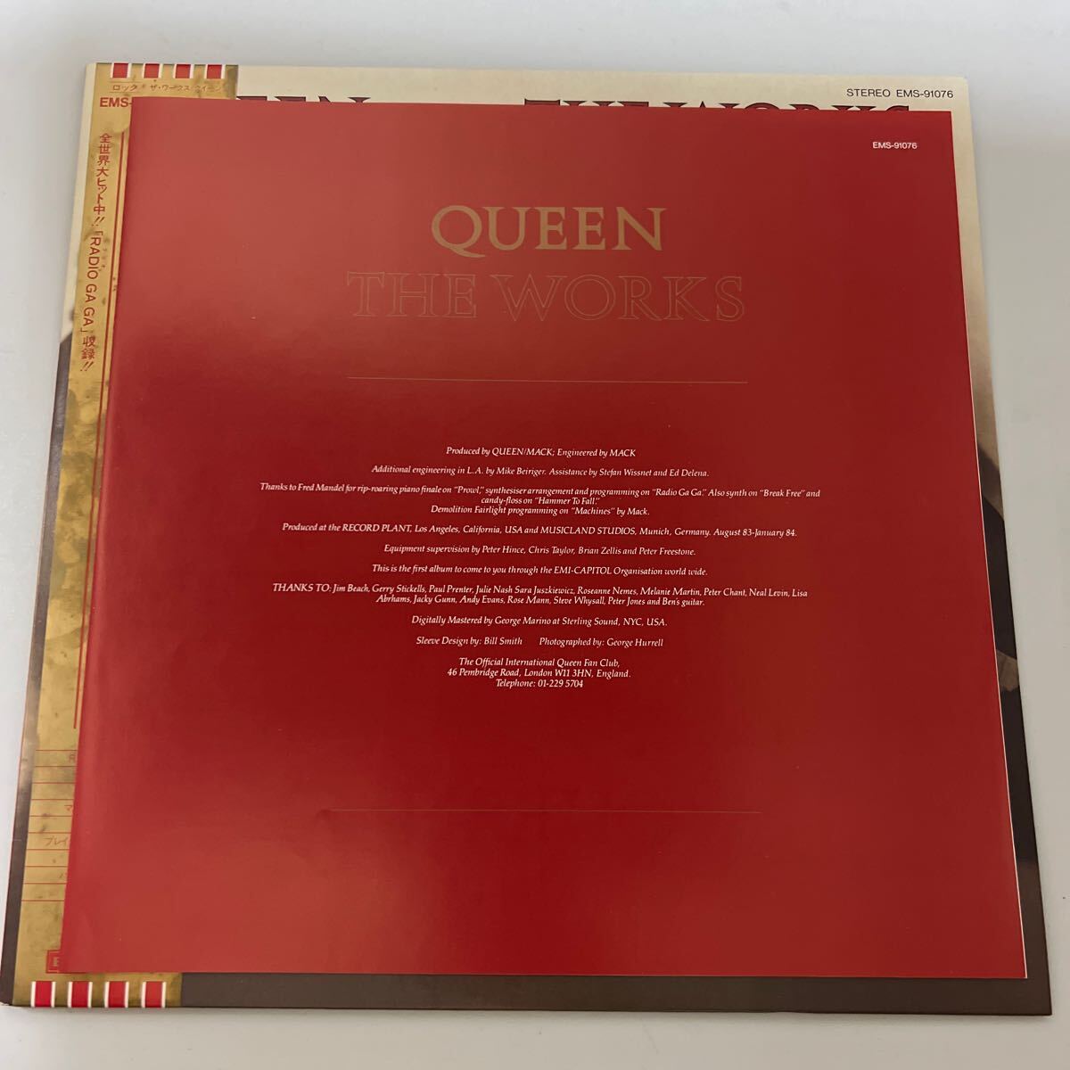 クイーン ワークス QUEEN WORKS 帯付 LP 東芝　EMS-91076 フレディ・マーキュリー_画像3