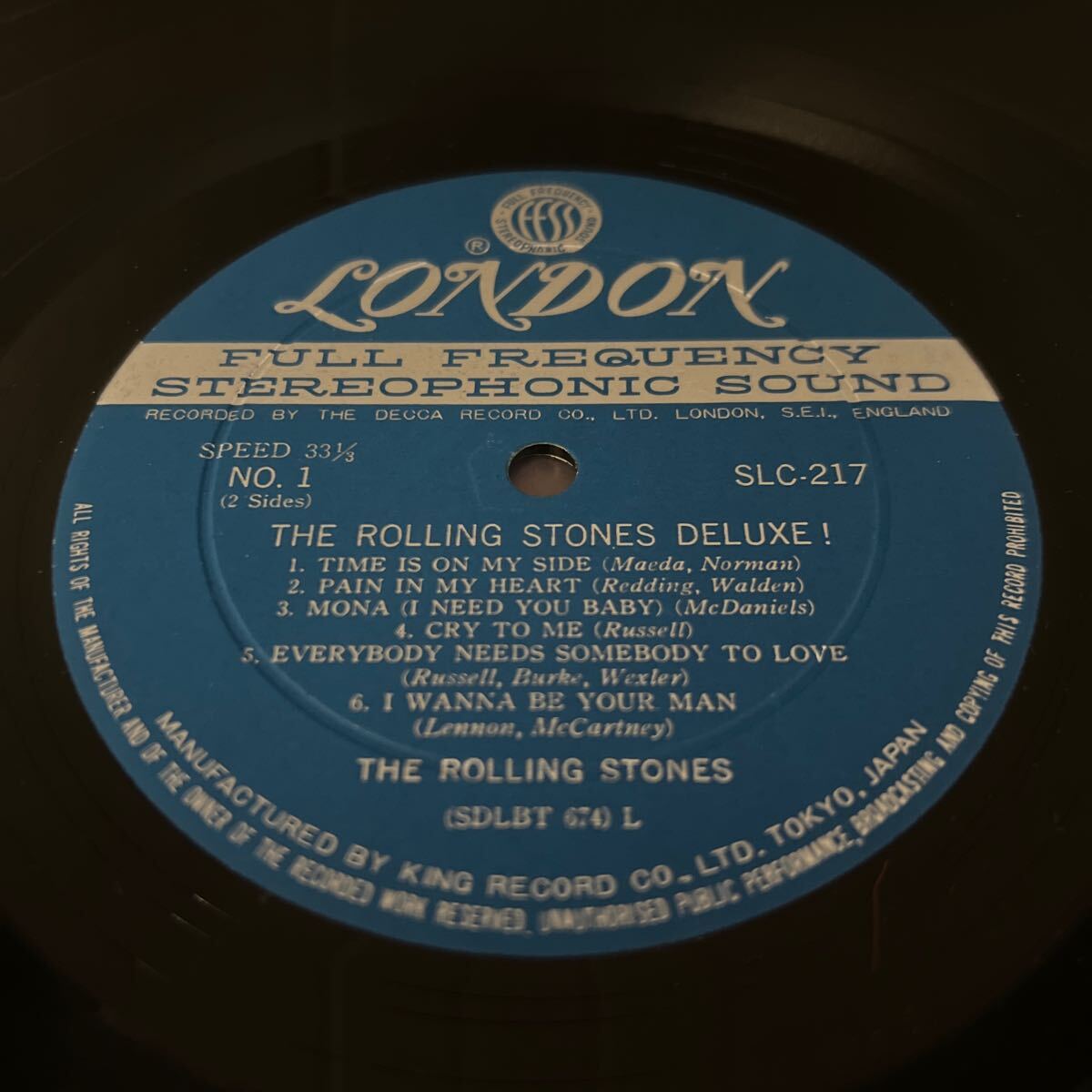 ローリング・ストーンズ　デラックス　The Rolling Stones 帯付 キングレコード　SLC 217 _画像9
