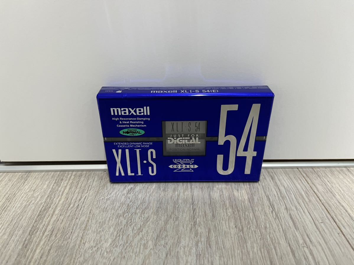 【希少・未使用品】maxell XLI-S 54 カセットテープ ノーマルポジション 54分 日立マクセル レア 廃盤 音楽録音用の画像1