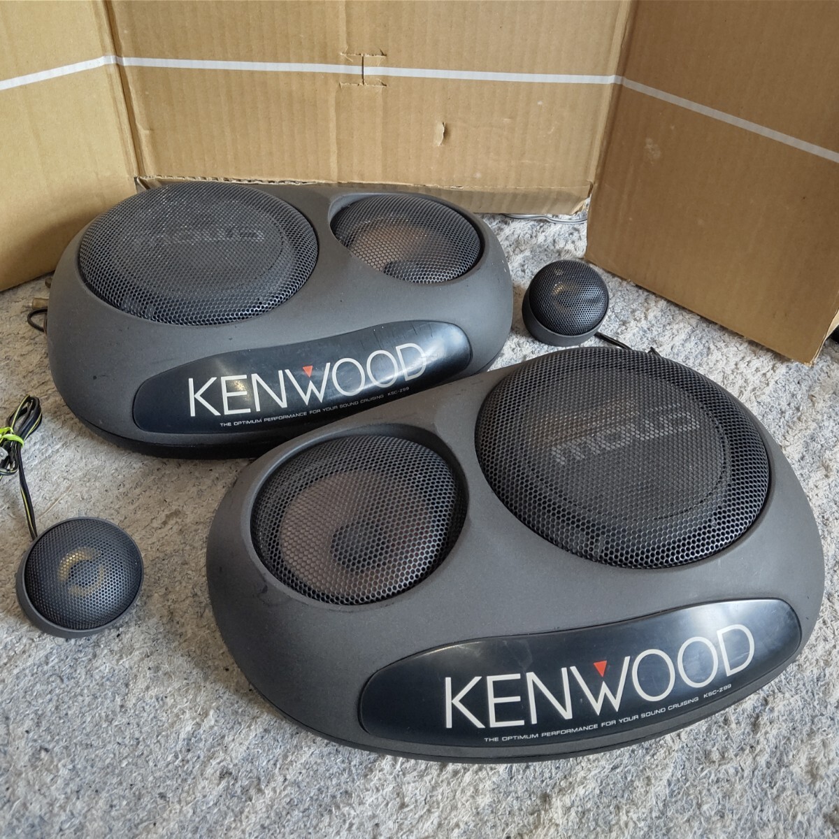 KENWOOD ケンウッド 3way Boxスピーカー KSC-Z99 難あり品_画像1