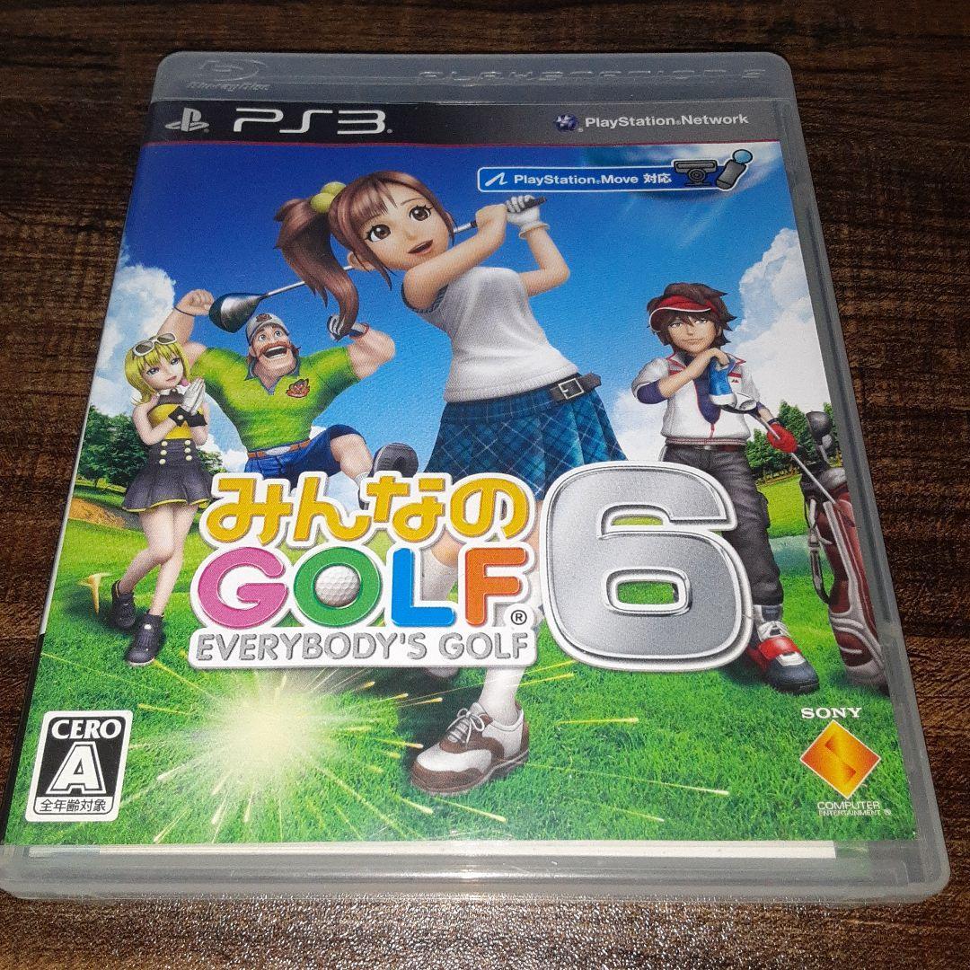 【送料4点まで230円】61【PS3】みんなのGOLF 6 みんなのゴルフ6 みんゴル6【動作確認済】_画像1
