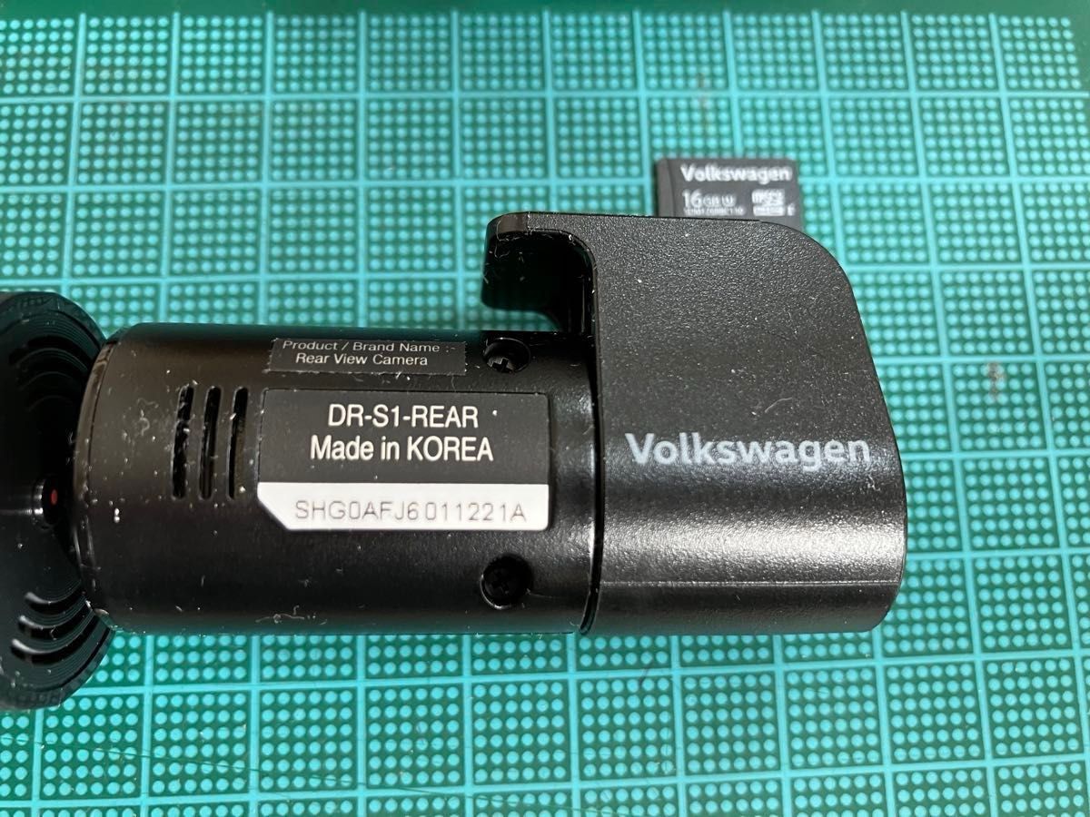 VW 純正　ドラレコ　DR−S1−VW  前/後　2カメラ　(電源・前後接続ケーブル＋micro SD付）
