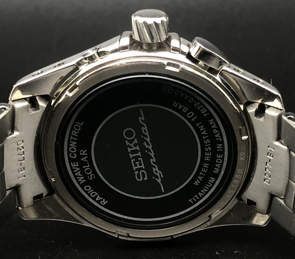 ジャンク SEIKO 7B22-0AA0 ignition 電波 ソーラー セイコー イグニッション 腕時計◆3101/西伊場店の画像8