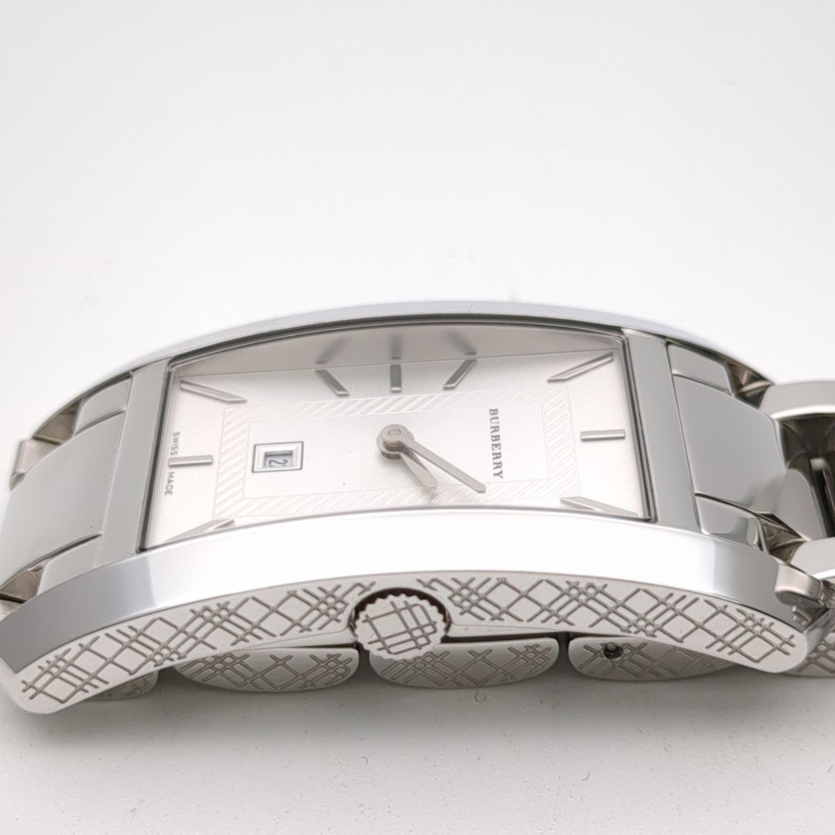 バーバリー クォーツ デイト BU1056 ケース ドレスウォッチ メンズ 腕時計 BURBERRY 中古 ◆3111/藤枝インター店の画像5