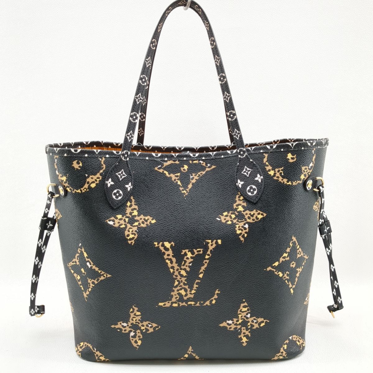 ルイヴィトン　M44676　トートバッグ　ネヴァーフルMM　モノグラム　ジャングル　ポーチ付き　LOUIS VUITTON ◆3109/宮竹店_画像1