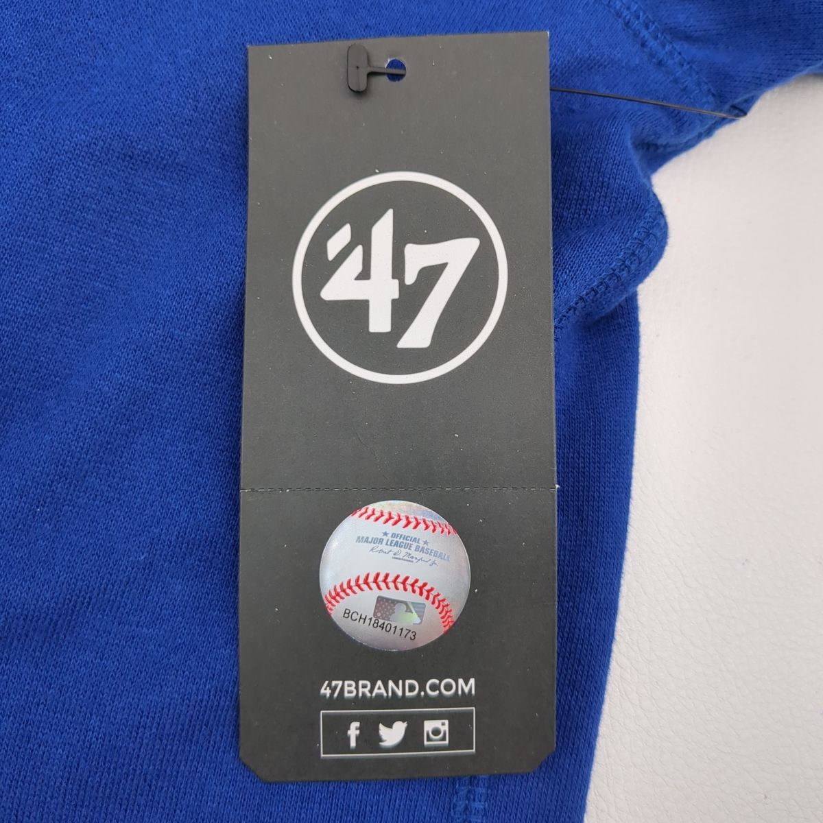 未使用品　ドジャース　パーカー　ブルー　SIZE L　プルオーバー　フーディー　Dodgers　 ◆3109/宮竹店_画像9