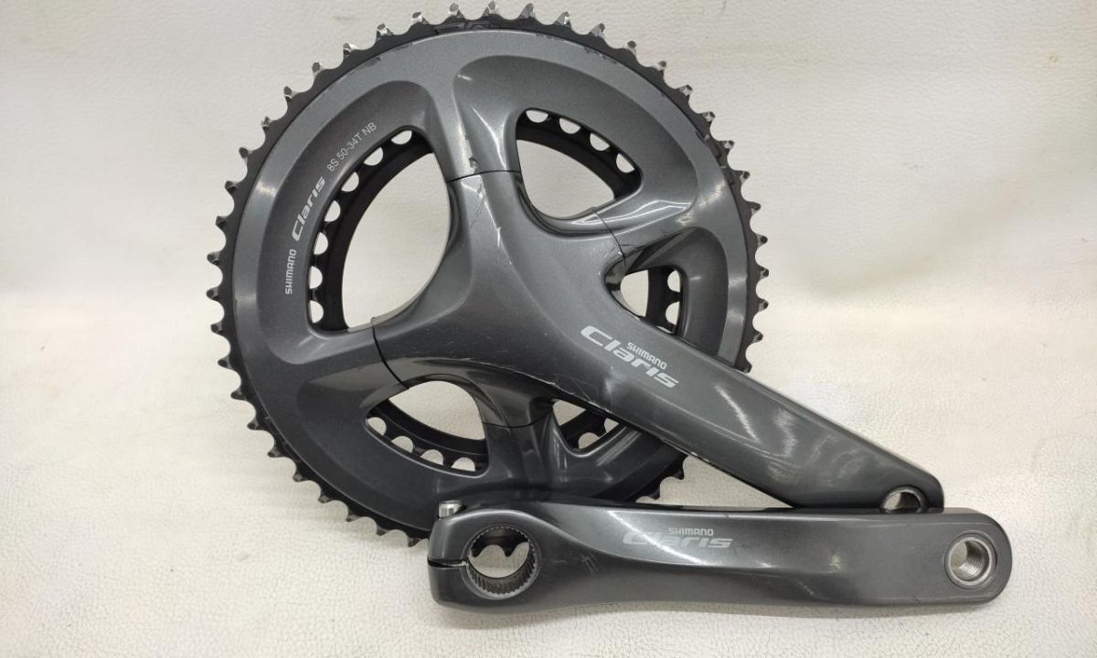 SHIMANO claris クラリス R2000 フロント＆リアディレイラー STIレバー スプロケット クランクセット シマノ ◆3117/登呂バザール店の画像2