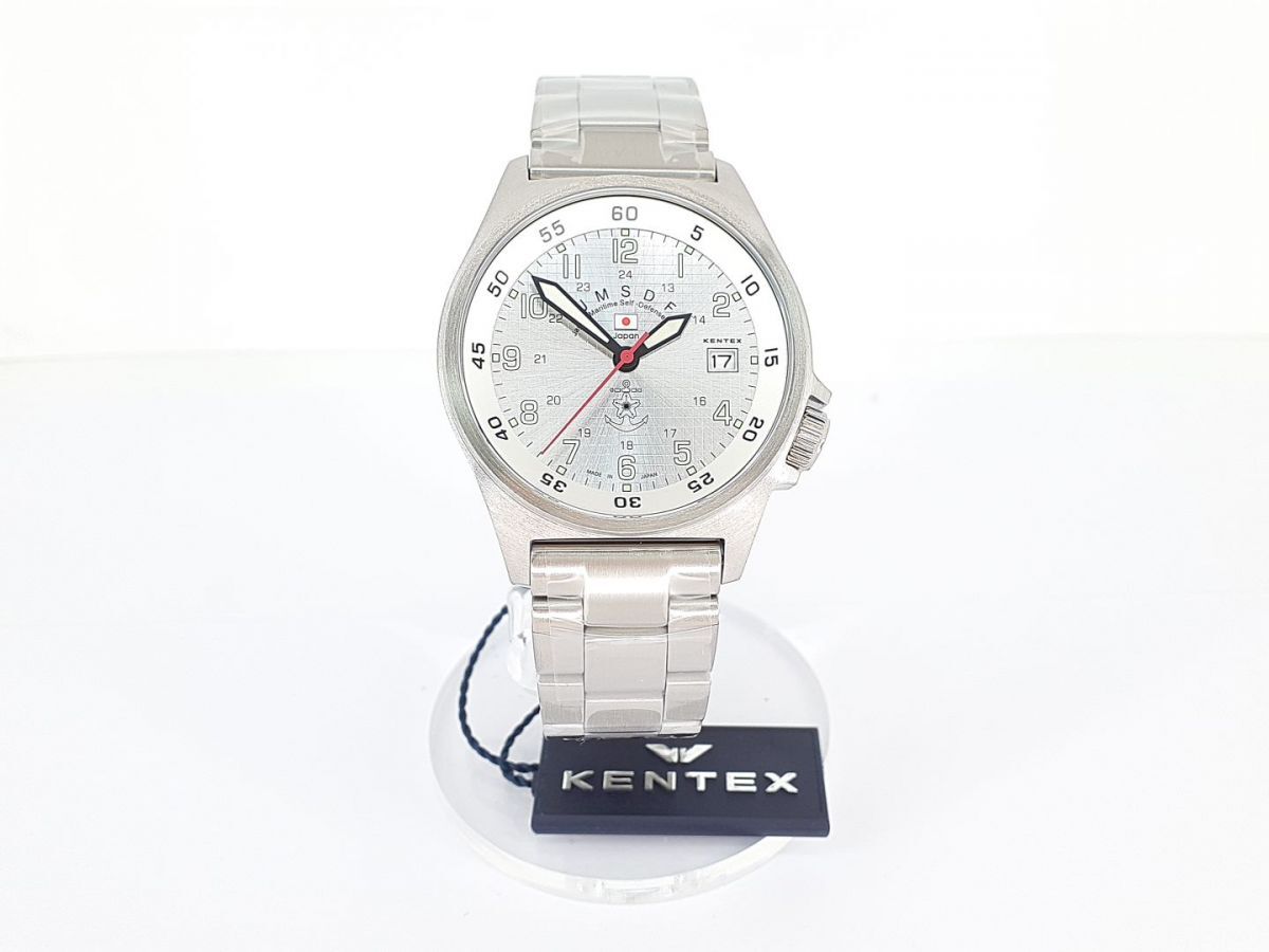  kentex sea on self .. model S455M-11 quartz men's wristwatch KENTEX JMSDF *3105/ height . shop ST