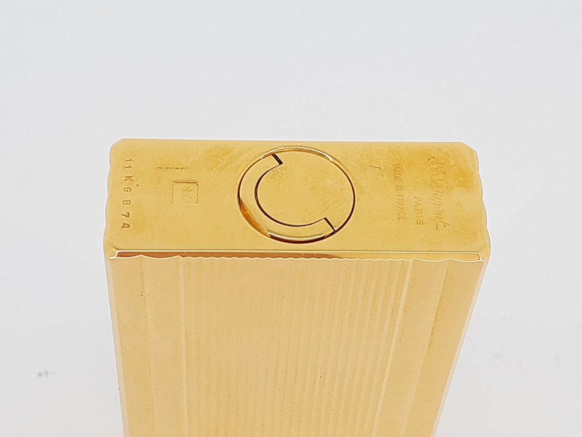 ガスライター デュポン ライン1L ゴールドカラー S.T.Dupont LINE1Ｌ レッドガス ◆3105/高林店 STの画像7