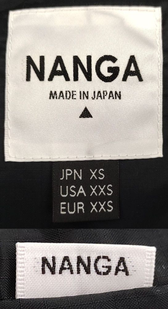 【未使用品】 NANGA ダウンジャケット XS ブラック ナンガ メンズ◆3101/西伊場店_画像8