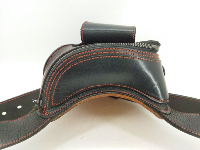 【美品】HYOD× GAHO LEATHER HIP BAG-TYPE-C ヒョウドウ レザーヒップバッグ バイク用品 ライダース◆3110/フィールドギア浜松宮竹店の画像6