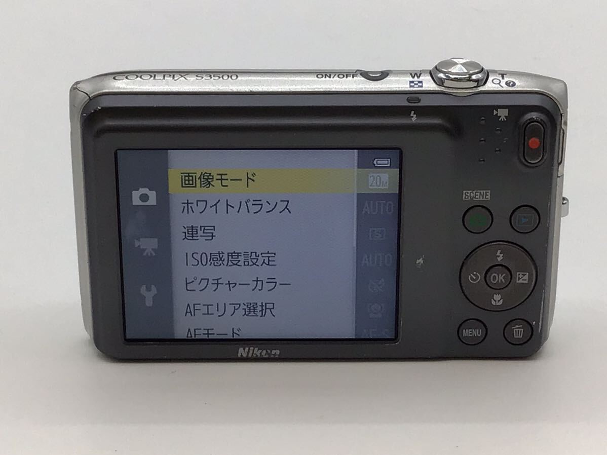 07965 【動作品】 Nikon ニコン COOLPIX S3500 コンパクトデジタルカメラ 純正バッテリー付属_画像6