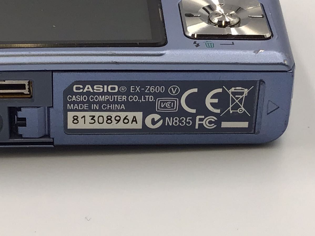 30896 CASIO カシオ EXILIM EX-Z600 コンパクトデジタルカメラ 純正バッテリー付属の画像9