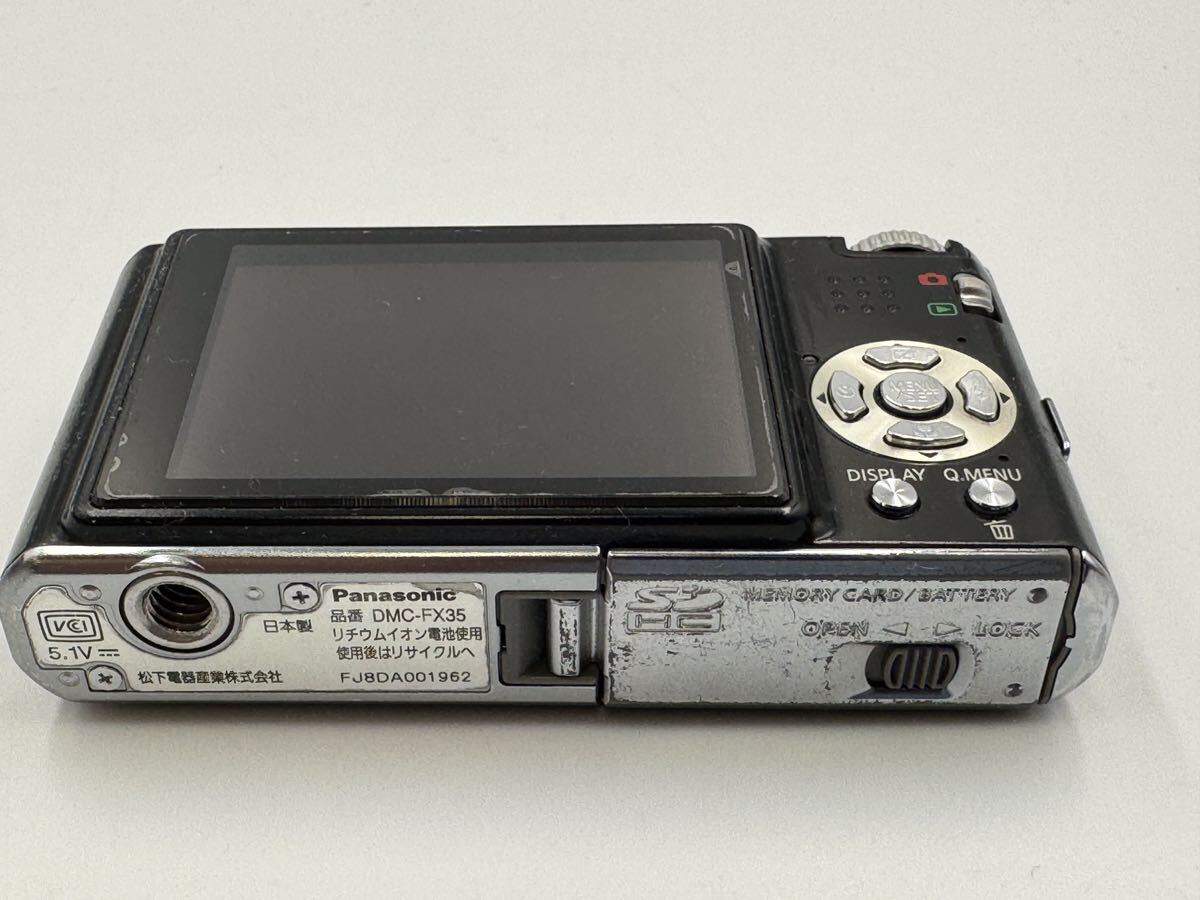 01962 【動作品】 Panasonic パナソニック LUMIX DMC-FX35 コンパクトデジタルカメラ バッテリー付属 