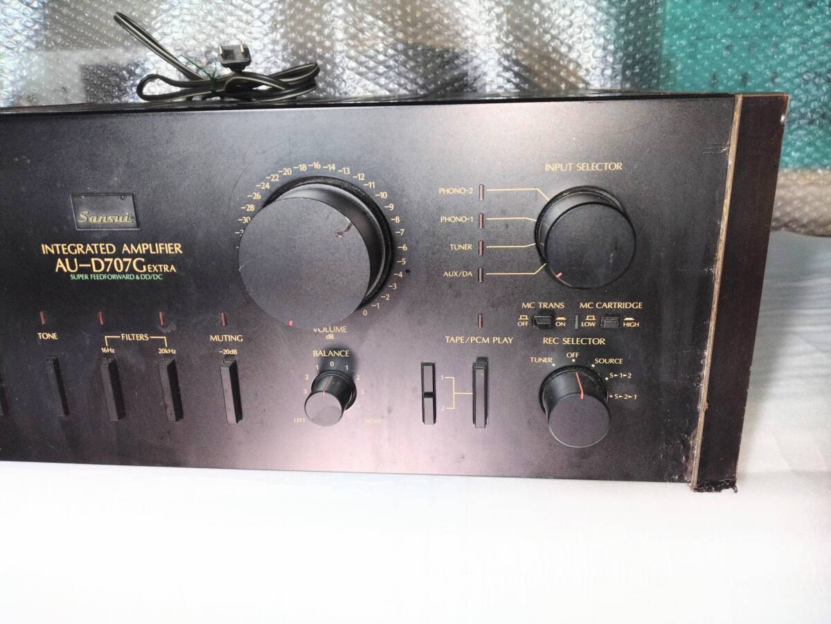  Sansui pre-main amplifier AU-D707G EXTRA operation OK