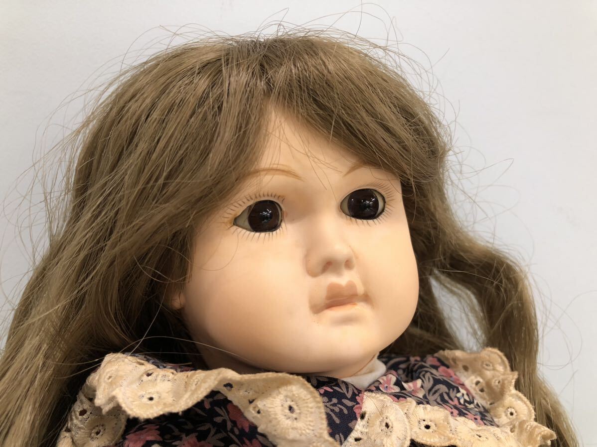 H■ Collector’s Doll コレクターズドール CD-3 女の子 人形 ドール 全長48cm 西洋人形 関節可動 樹脂製 日本製 ビスクドール 外箱付き 