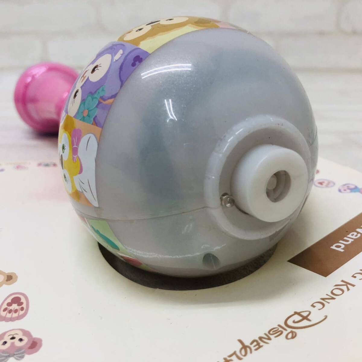 T#② не использовался HONG KONG Disney Land Hong Kong Disney Land Duffy &f линзы розовый Bubble Wand Bubble машина автомобиль bon шар за границей хранение 