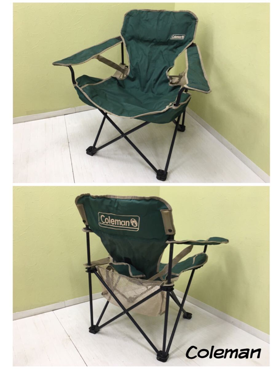 SU■④ アウトドアチェア まとめて 4脚 セット Coleman カインズ SPORTSAUTHORTY WILDGEAR 折りたたみチェア イス キャンプ BBQ 中古品の画像2