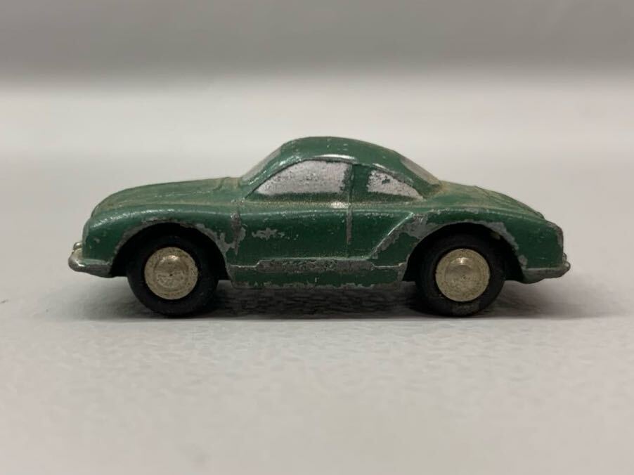 Y■当時物■⑯ Schuco シュコー Piccolo ピッコロ 715 ミニカー KARMANN-GHIA-VW カルマンギア 西ドイツ製 1/90 グリーン 緑 ビンテージの画像2