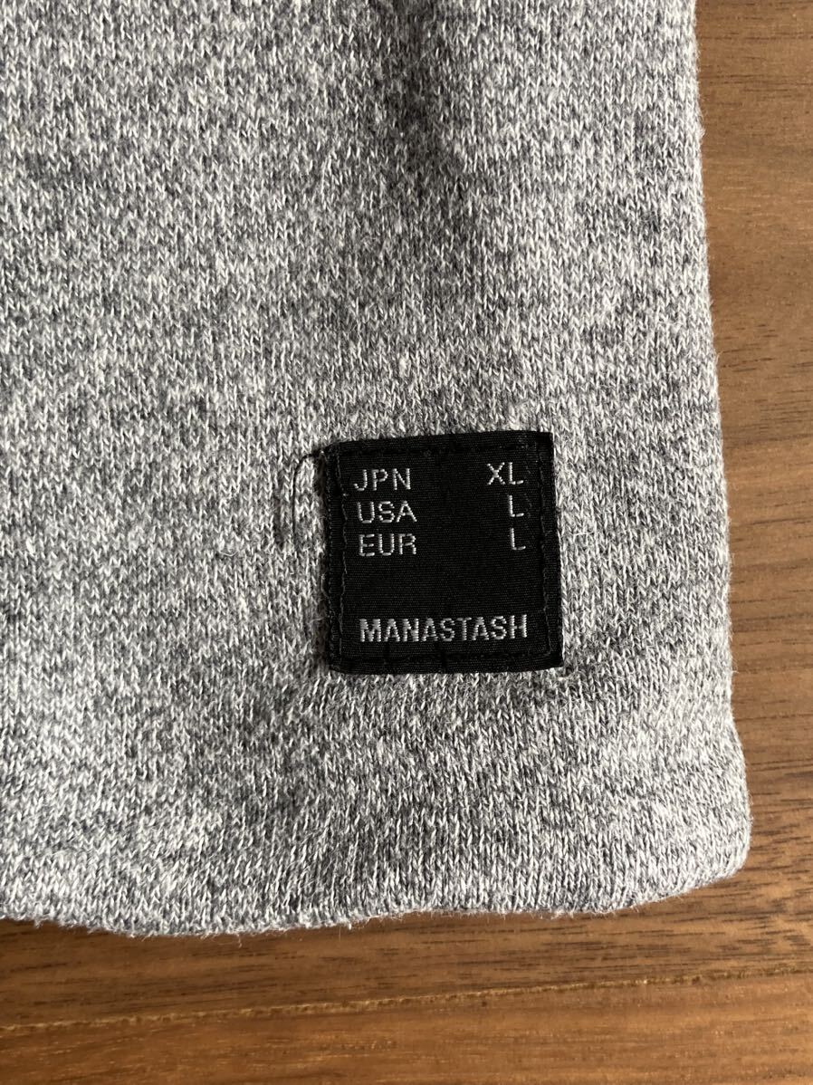 MANASTASH マナスタッシュTシャツ ボーダー 半袖 SIZE:XL 胸ポケット付_画像4
