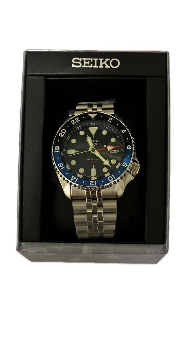 『新品未使用』説明文必見！GMT SBSC003 skx スポーツセイコー5 自動巻き ジュビリーブレス SEIKO 腕時計